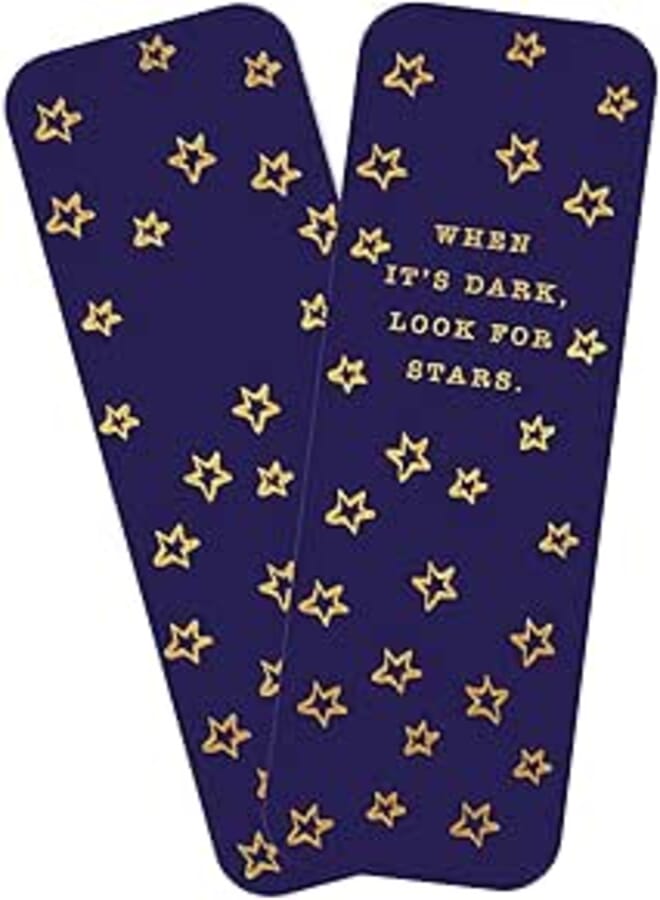 YM Sketch Bookmark-Look for Stars |5x15 cm round curve edge thick illustration cardstock paper, 1 pcs|Gift For Book Lovers,back to school,office,artists, students books reading writing